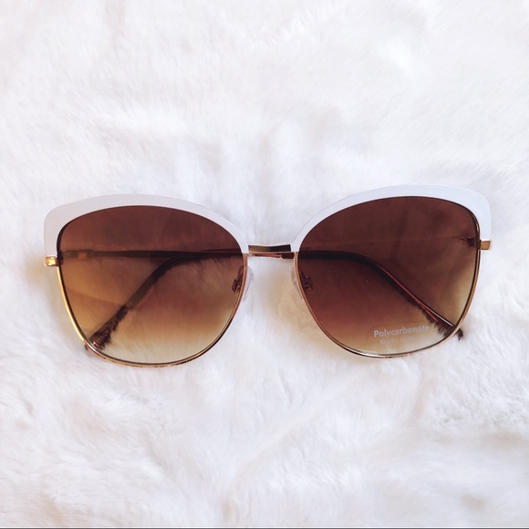 Robbie Full Rim Retro Cat Eye Sunglasses - Picture 2 of 14